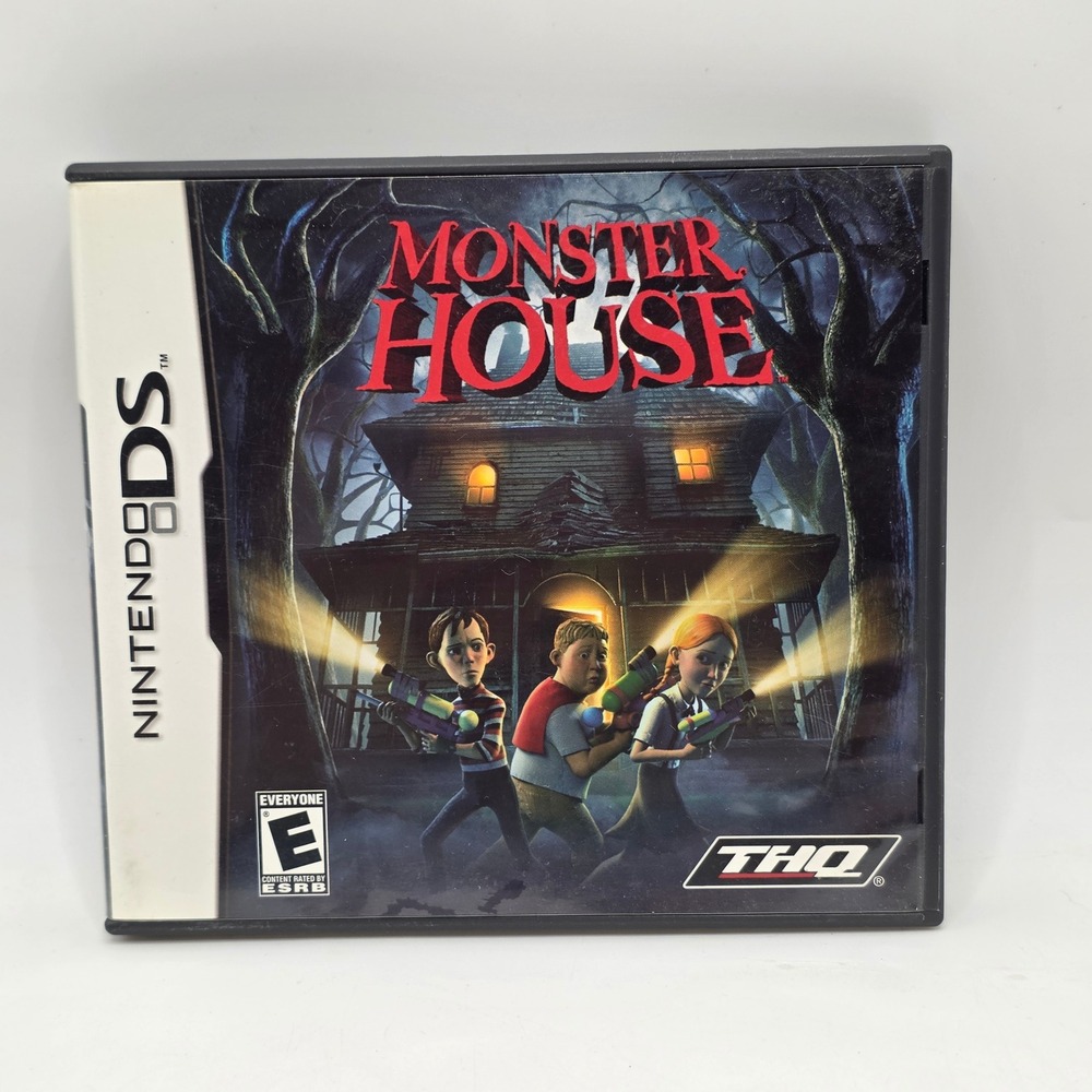 Nintendo DS Monster House Game THQ CIB Movie Based Action Adventure Spooky DS